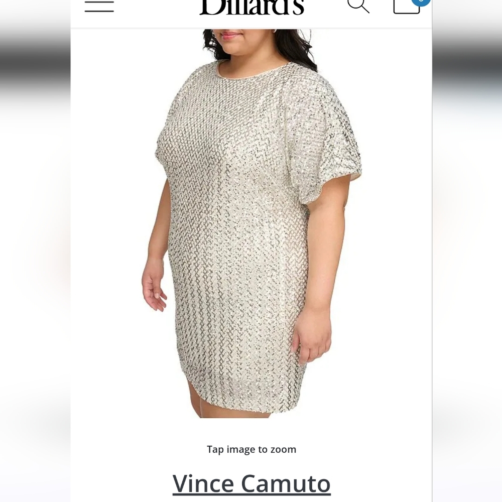 Vincent Camuto Sequin Dress